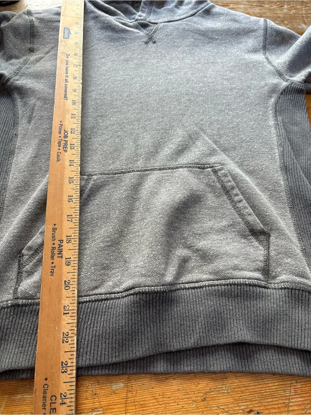 Tucker + Tate Gray Pullover Hoodie XL 14/16 Cotton Kangaroo Pocket